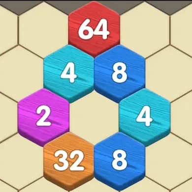 Shooter 2048 Hexa